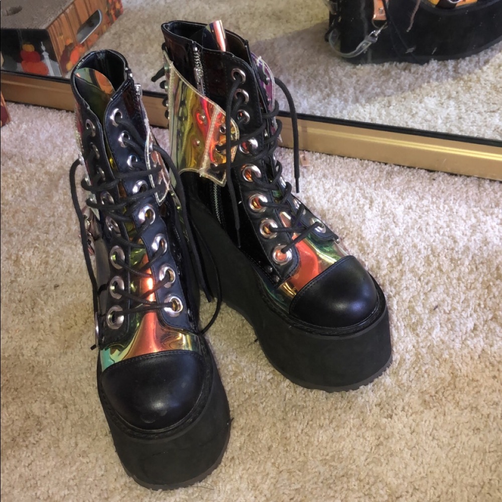 Demonia platform heels